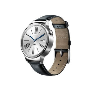 Watch Stainless with Grey Suture Leather Strap